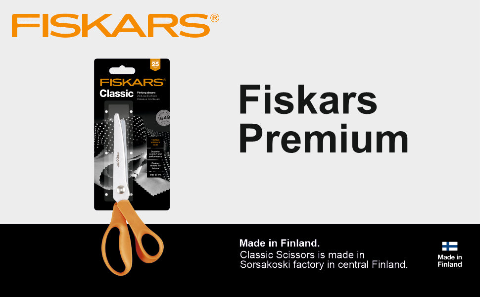 Fiskars Pinking Classic Scissors 23cm 1005130