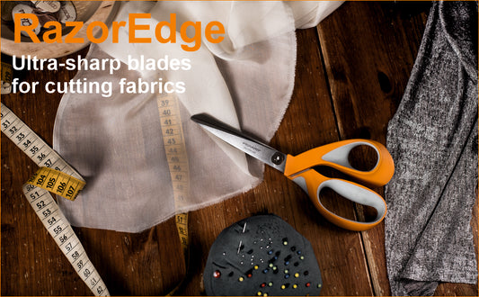 Fiskars Stainless Steel Razoredge Fabric Softgrip 23 Cm | 1014578