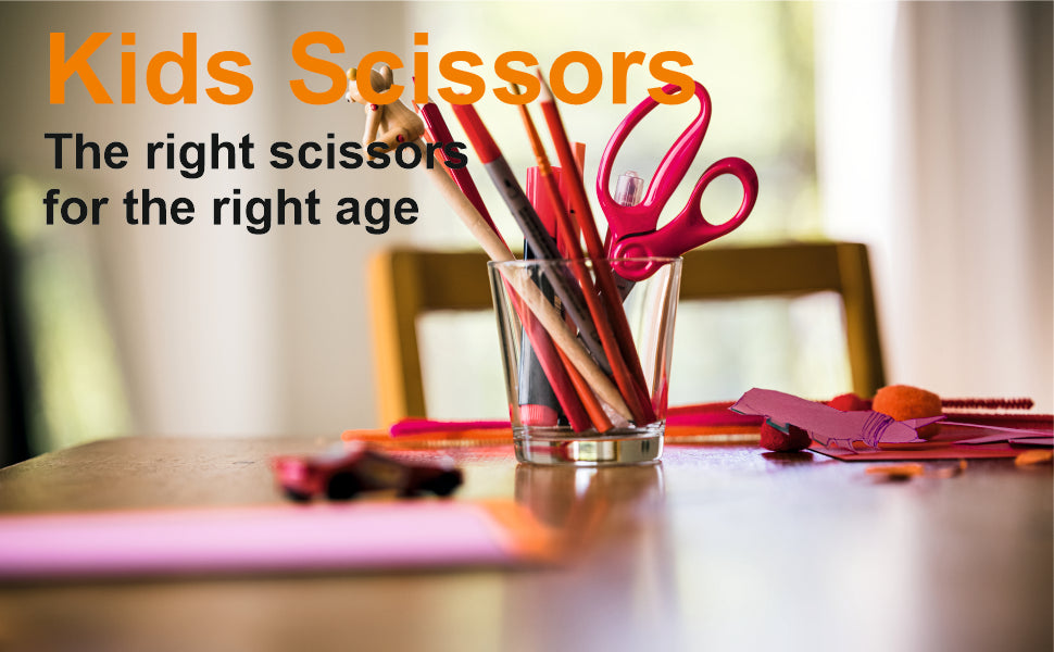 FISKARS Kids Scissors, Stainless steel, Pink, 13cm