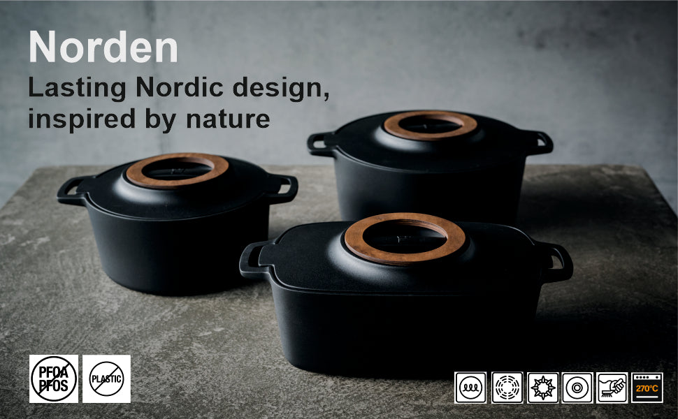 FISKARS Norden Cast Iron Pot 5L Oval | 1026567