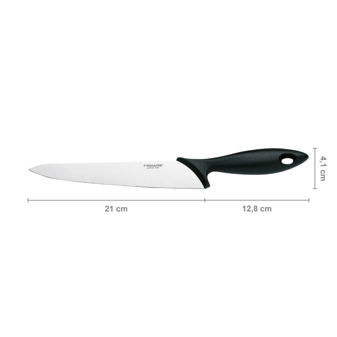 Fiskars Essential Paring Knife Set of 3 | Paring, Vegetable & Tomato Knife | Stainless Steel