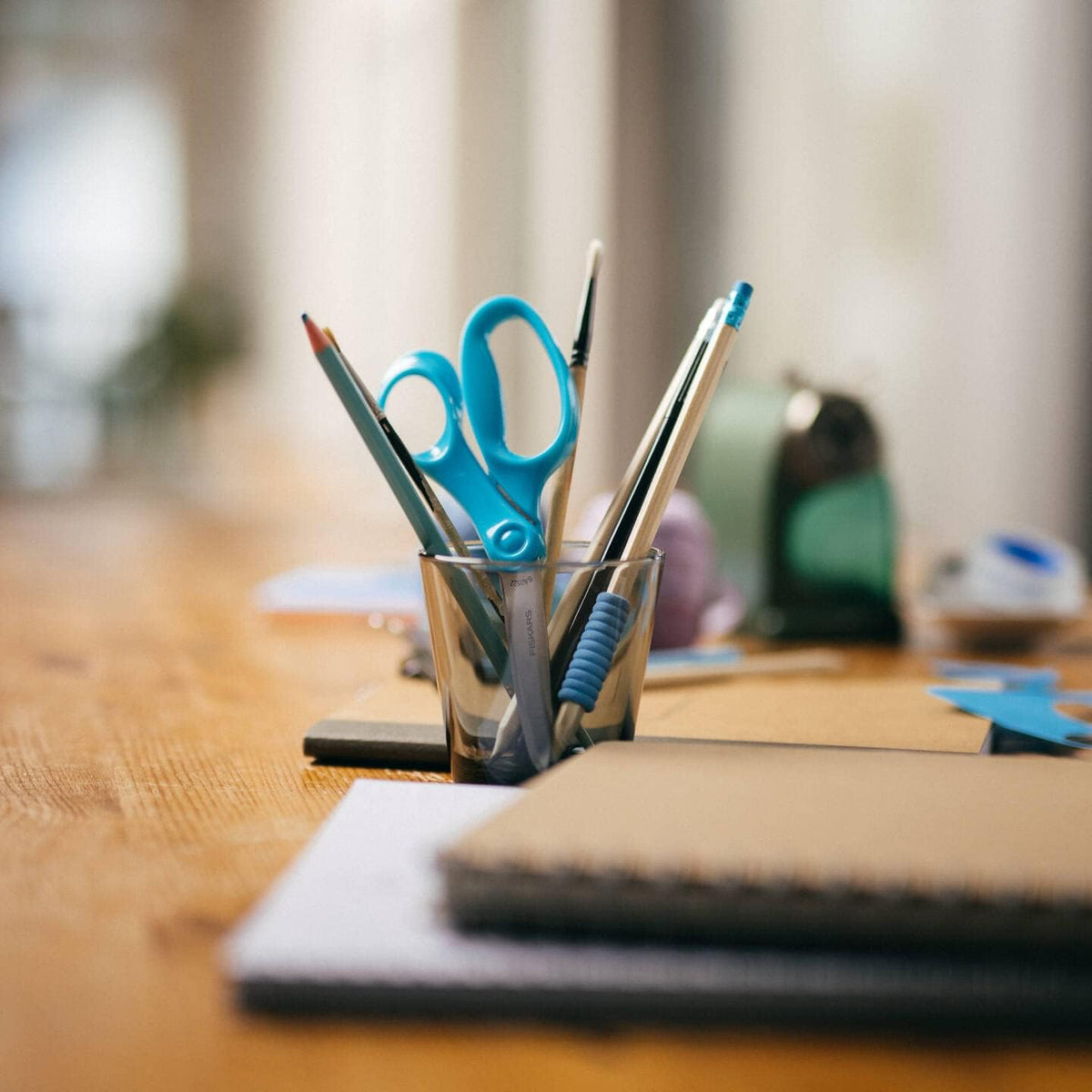Fiskars School Scissors 18 cm | Turquoise | Stainless Steel | Made in Finland