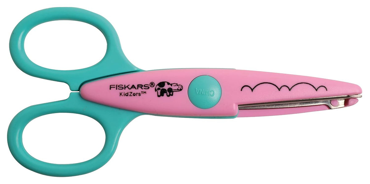 Fiskars Kidzors Paper Edgers | Zoo Animals | Set of 3 | Multicoloured