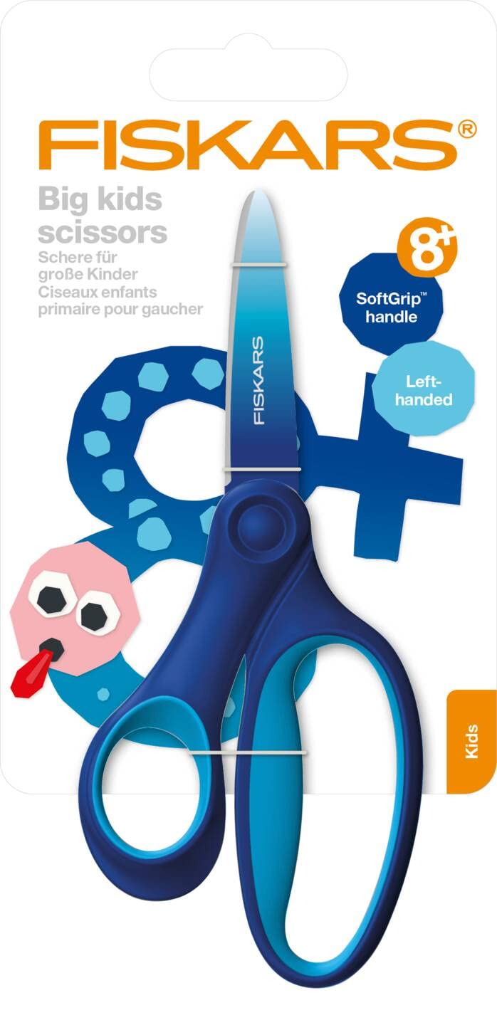 Fiskars Big Kids Scissors 15 cm | Ombre Blue | Stainless Steel