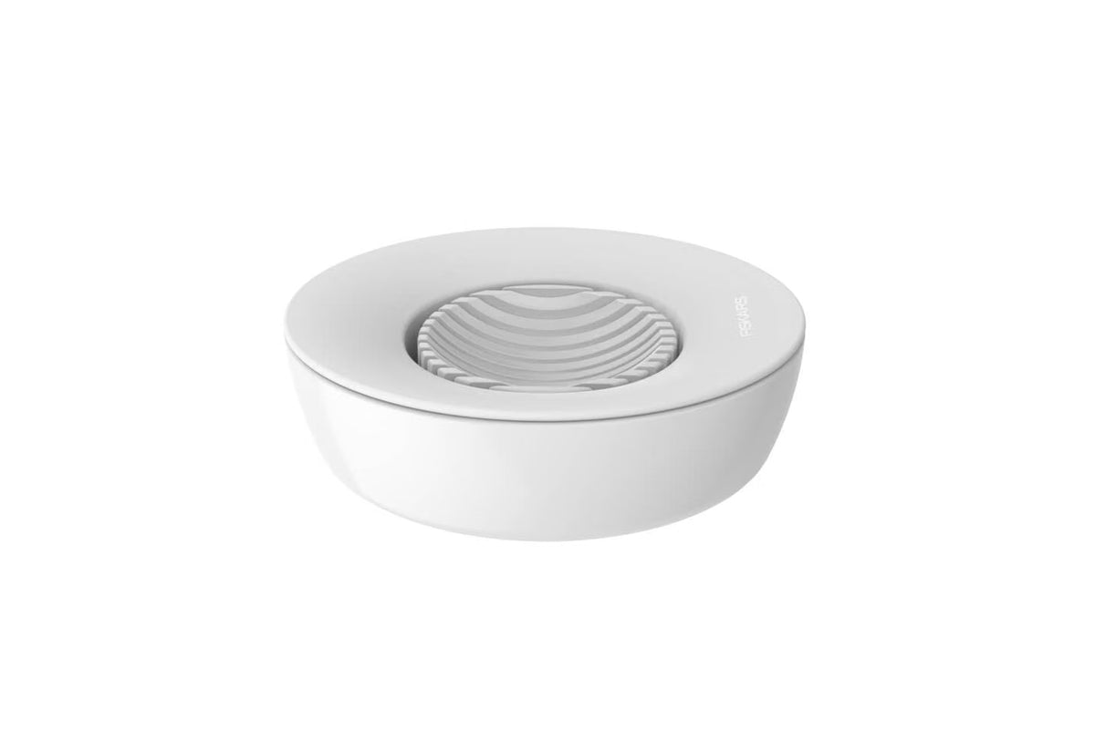 Fiskars, Synthetic Material/Stainless Steel, 13.3 x 12 x 4.2 cm Egg Slicer, one Size, White