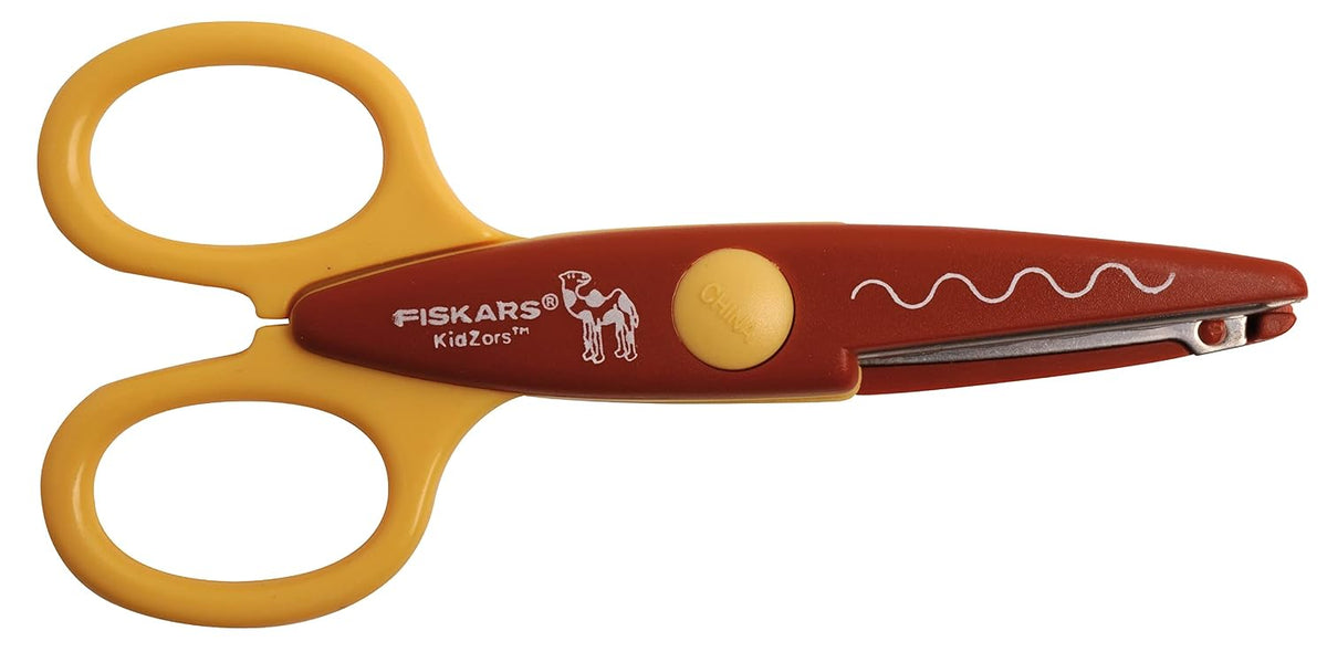Fiskars Kidzors Paper Edgers | Zoo Animals | Set of 3 | Multicoloured