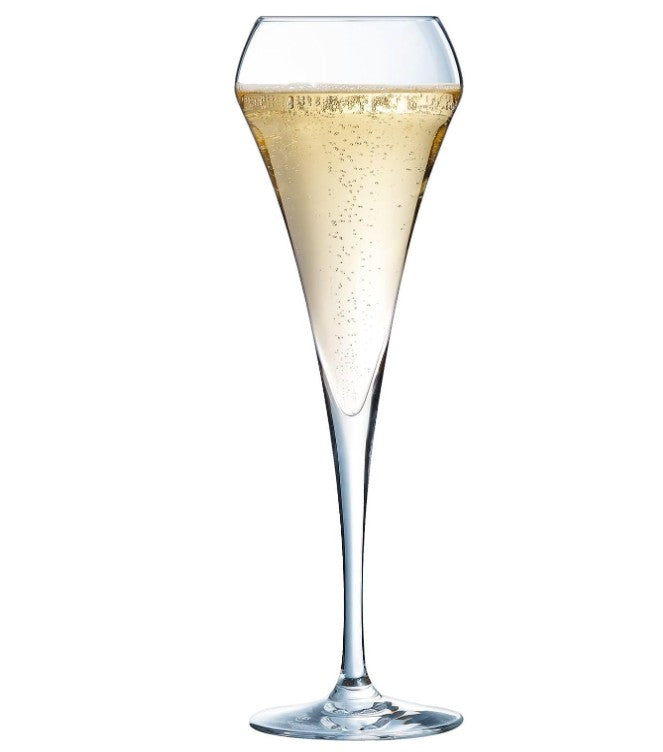 C & S EFFERVESCENT FLUTE 20 STEMMED GLASS