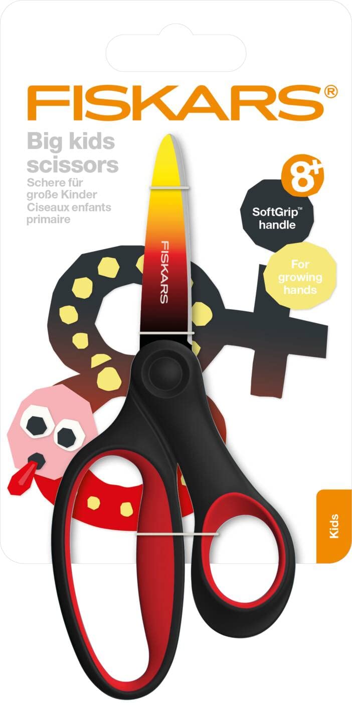 Fiskars Big Kids Scissors 15 cm | Ombre Blue | Stainless Steel