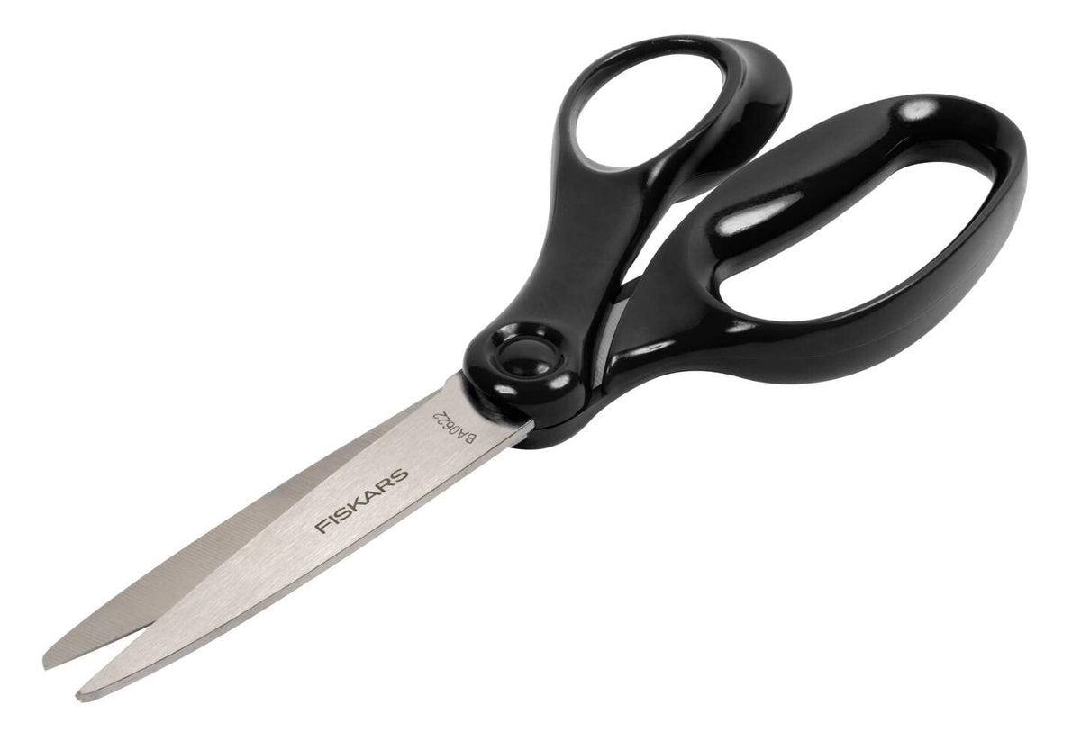 Fiskars School Scissors 18 cm | Black | Stainless Steel | Made in Finland