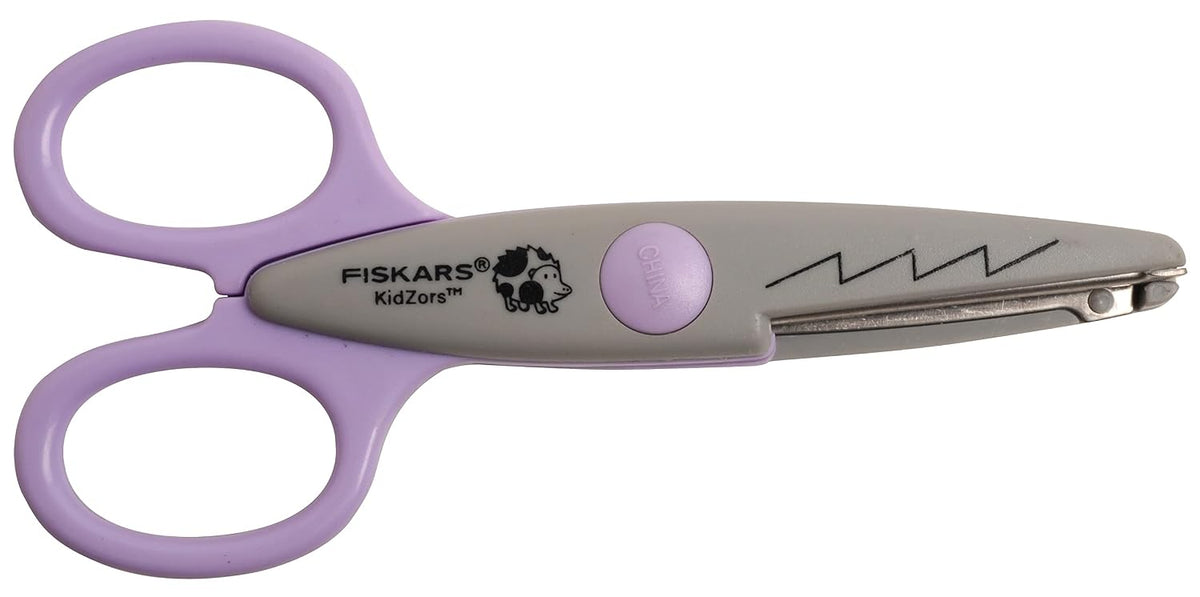 Fiskars Kidzors Paper Edgers | Zoo Animals | Set of 3 | Multicoloured