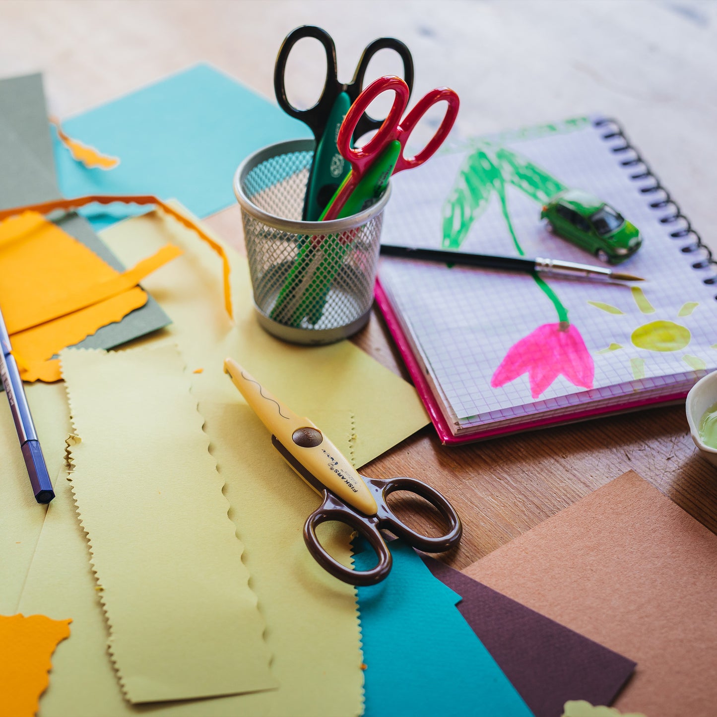 Fiskars Multicoloured Kidzors™ Paper Edgers - Swamp Creatures x3