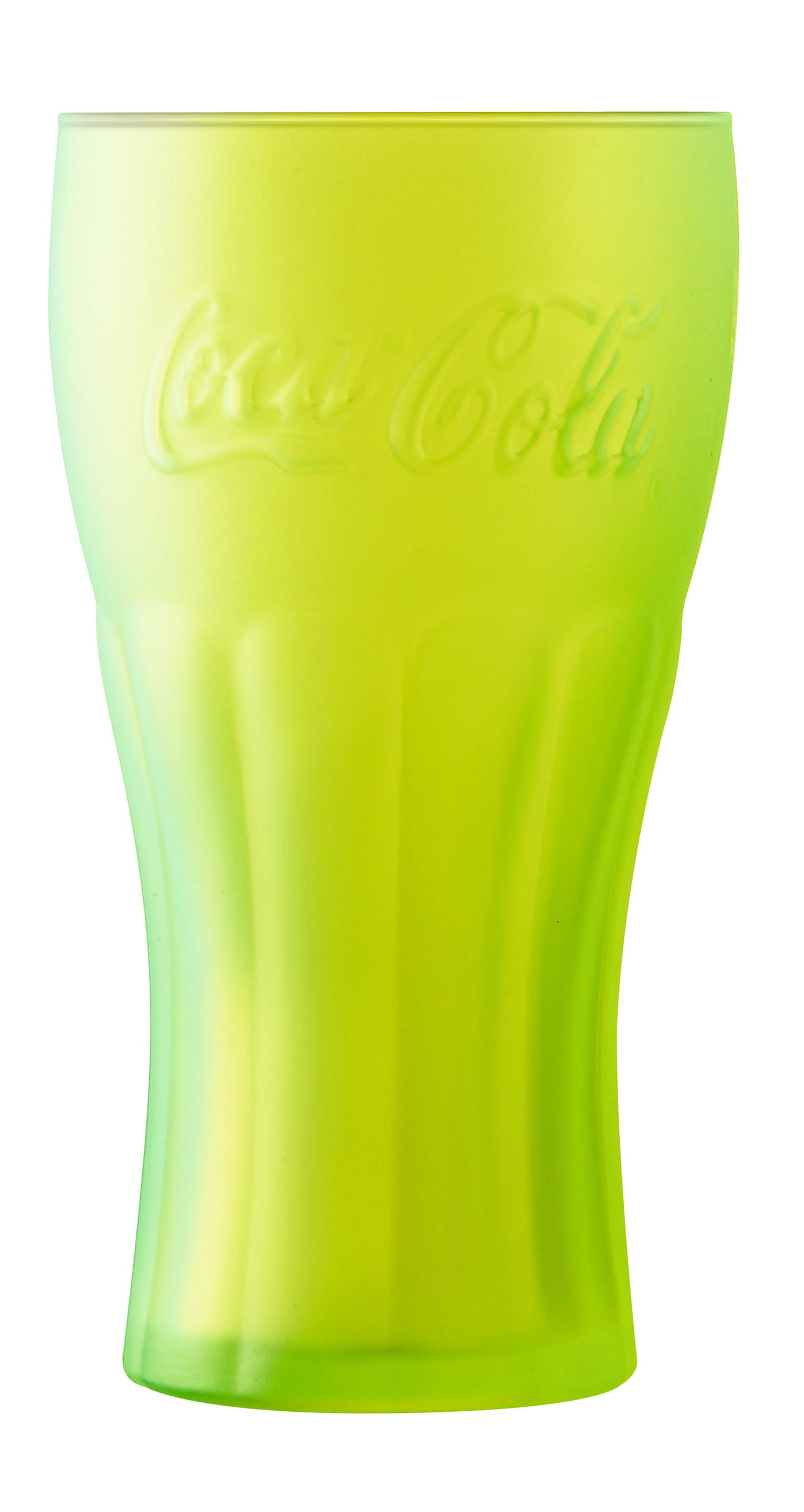 LUMINARC COCA COLA TECHNO YELLOW H/B TUMBLER 37 Pc
