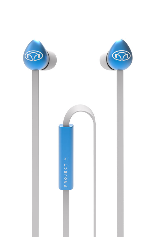 Project M MK1 In-Ear Earphones - Blue