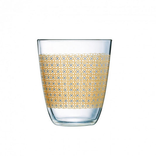 Luminarc GALAXY GOLD H/B TUMB 310 ML 6PCS/B8  1 SET (N1324)